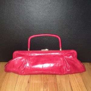 Vintage Hobo International Red Clutch